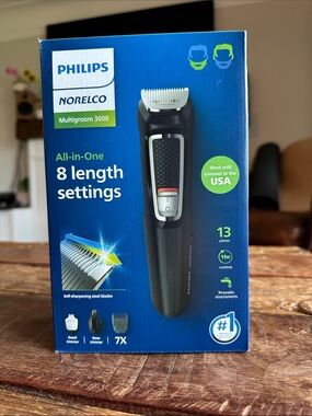 Philips Multigroom 3000 Black and Blue All-in-One Trimmer